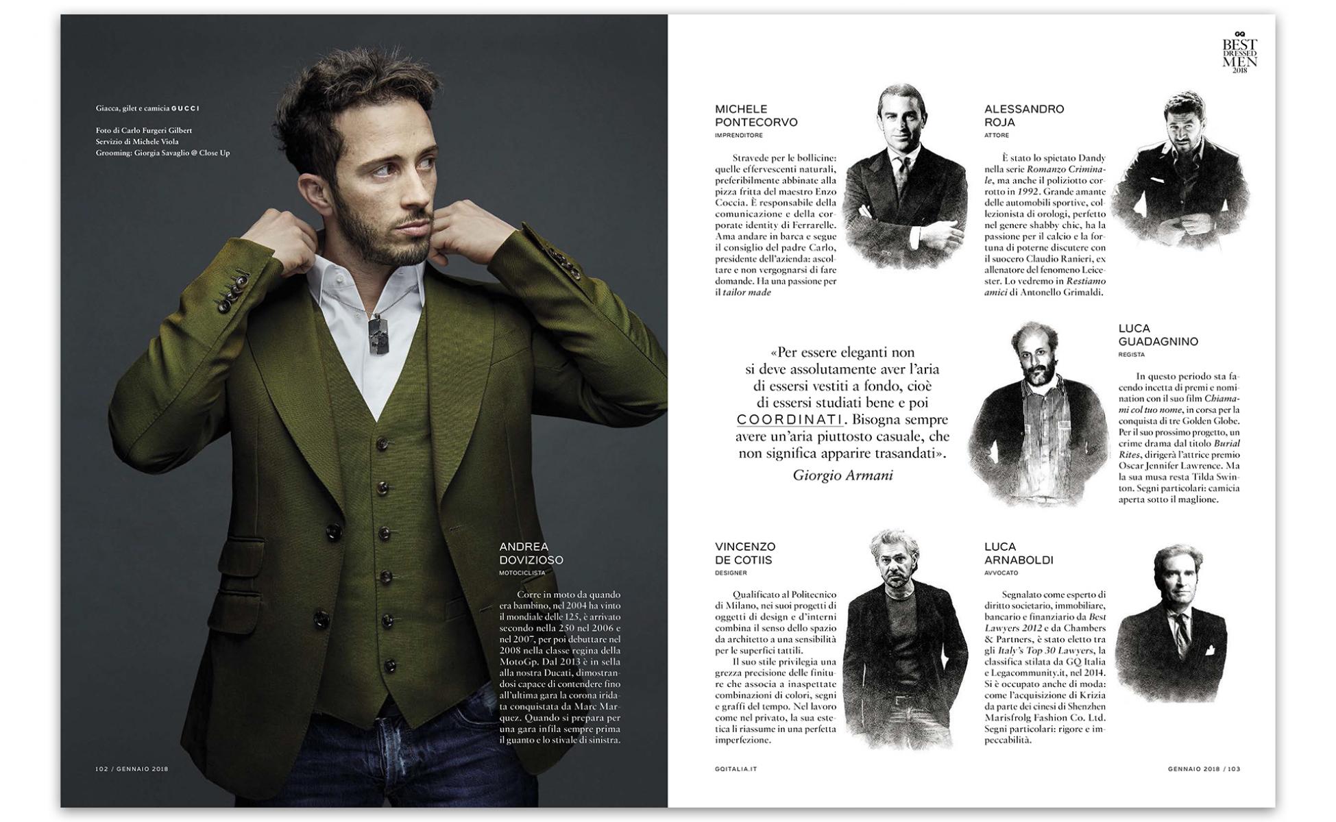 GQ BEST DRESSED MEN 2018 » Jaume Vilardell · Illustration